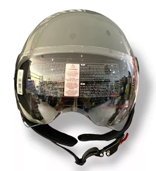 CASCO DEMI JET JFM 900 - grigio lucido