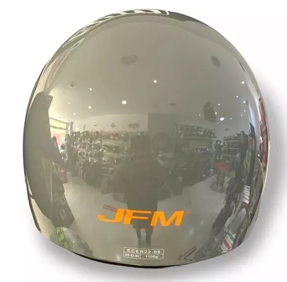 CASCO DEMI JET JFM 900 - grigio lucido