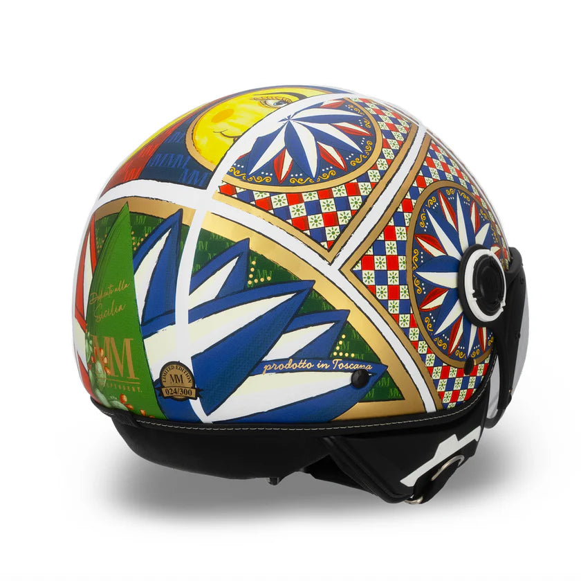 CASCO JET MM INDIPENDENT CARRETTO SICILIANO - doppia visiera