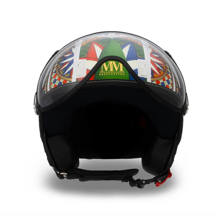CASCO JET MM INDIPENDENT CARRETTO SICILIANO - doppia visiera