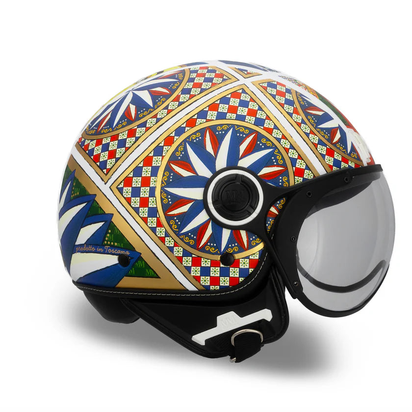 CASCO JET MM INDIPENDENT CARRETTO SICILIANO - doppia visiera
