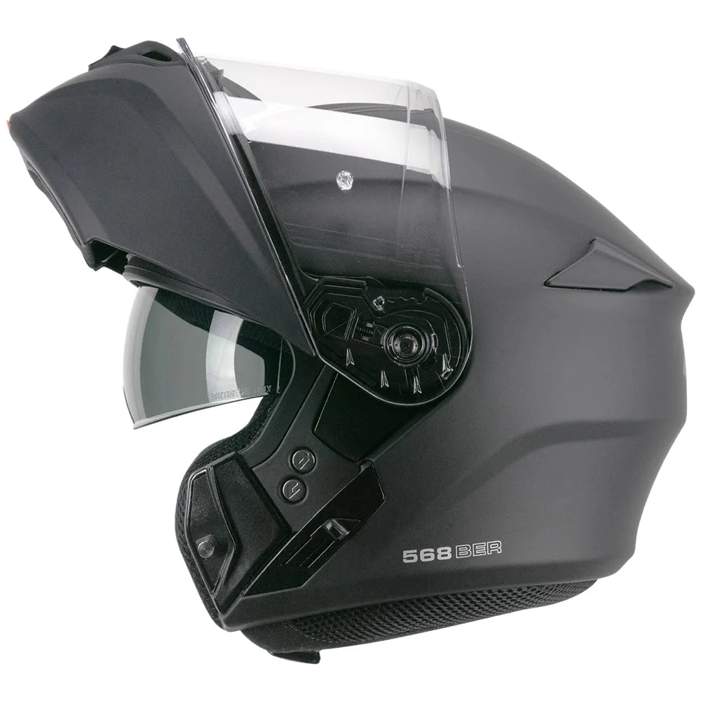CASCO MODULARE CGM 568 BER MONO - nero opaco
