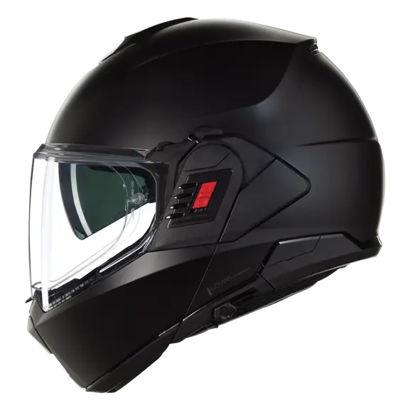 CASCO REVERSIBILE NOLAN N120-1 CLASSICO 302 - nero opaco