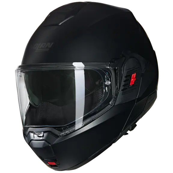 CASCO REVERSIBILE NOLAN N120-1 CLASSICO 302 - nero opaco