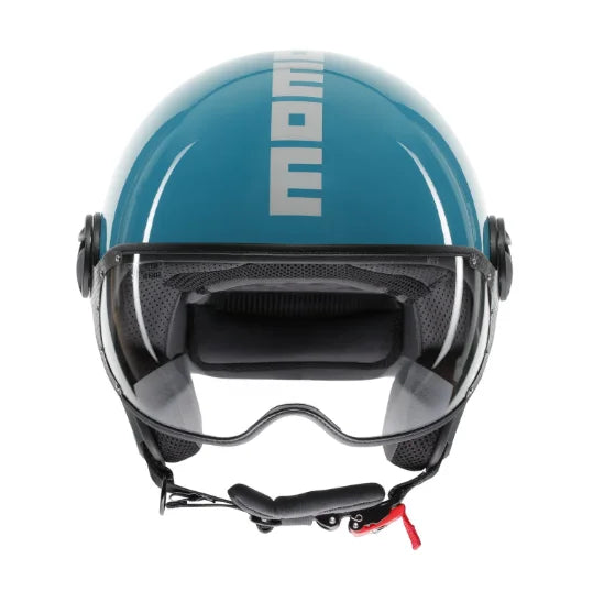 CASCO JET MOMODESIGN FGTR CLASSIC CANDY E2206 - blu lago/bianco lucido