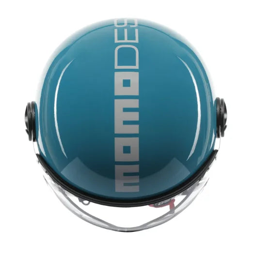 CASCO JET MOMODESIGN FGTR CLASSIC CANDY E2206 - blu lago/bianco lucido