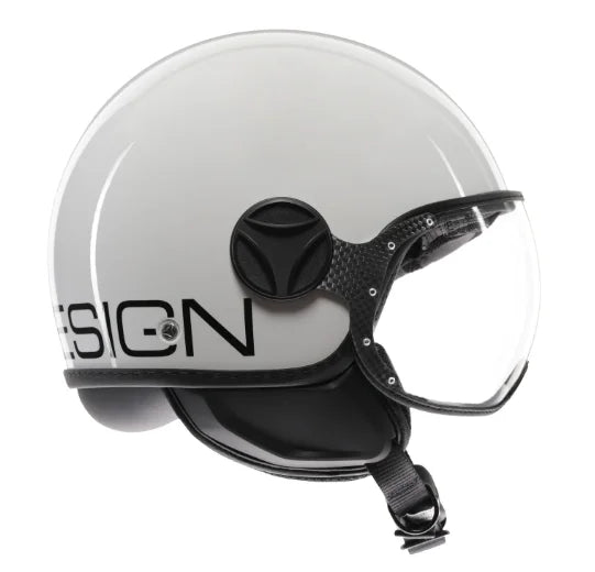 CASCO JET MOMODESIGN FGTR CLASSIC E2206 - bianco lucido/nero