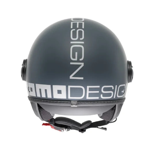 CASCO JET MOMODESIGN FGTR CLASSIC CANDY E2206 - grigio ottanio/bianco opaco