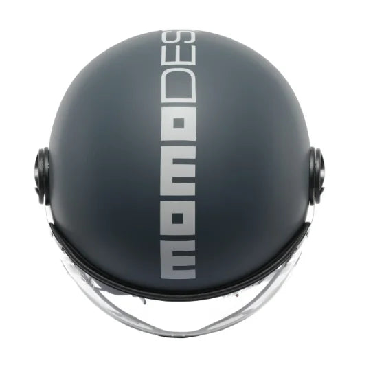 CASCO JET MOMODESIGN FGTR CLASSIC CANDY E2206 - grigio ottanio/bianco opaco