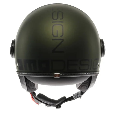 CASCO JET MOMODESIGN FGTR EVO MONO E2206 - verde opaco/nero