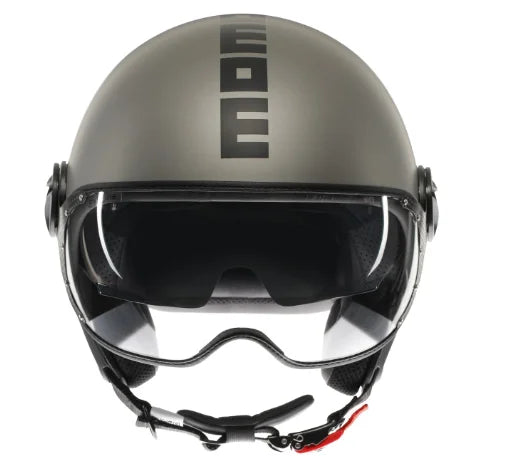 CASCO JET MOMODESIGN FGTR EVO E2206 - titanio opaco nero