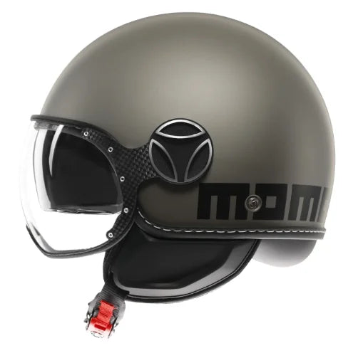 CASCO JET MOMODESIGN FGTR EVO E2206 - titanio opaco nero