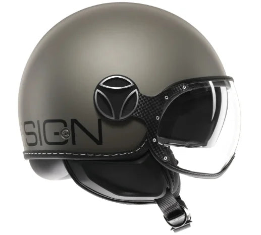CASCO JET MOMODESIGN FGTR EVO E2206 - titanio opaco nero