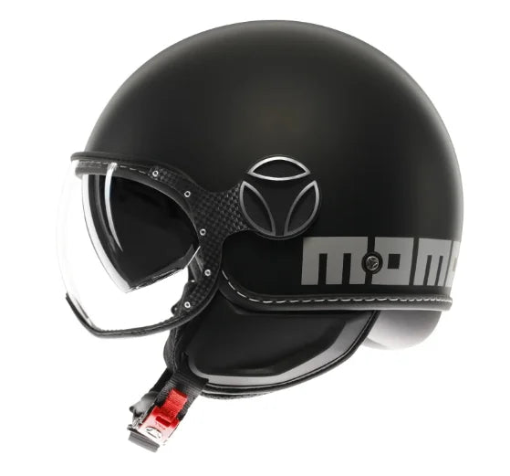 CASCO MOMODESIGN FGTR EVO E2206 - nero opaco argento