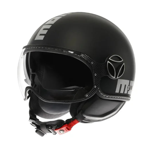 CASCO MOMODESIGN FGTR EVO E2206 - nero opaco argento