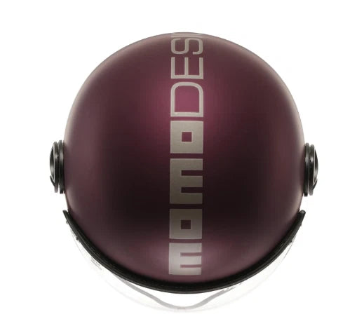 CASCO JET MOMODESIGN FGTR EVO E2206 - amarena opaco argento