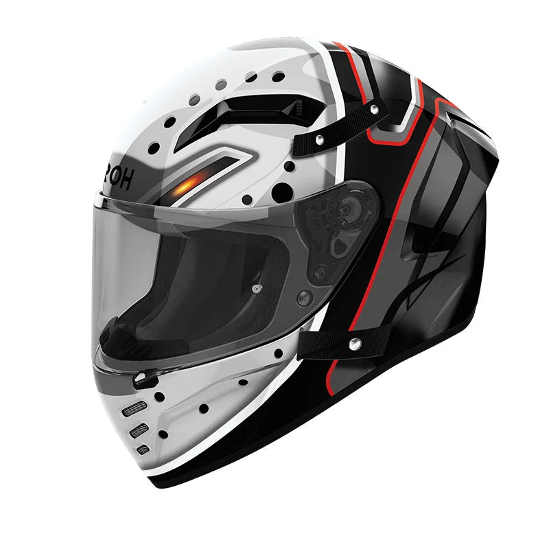CASCO INTEGRALE AIROH CONNOR MASKER - grafico verniciatura lucida