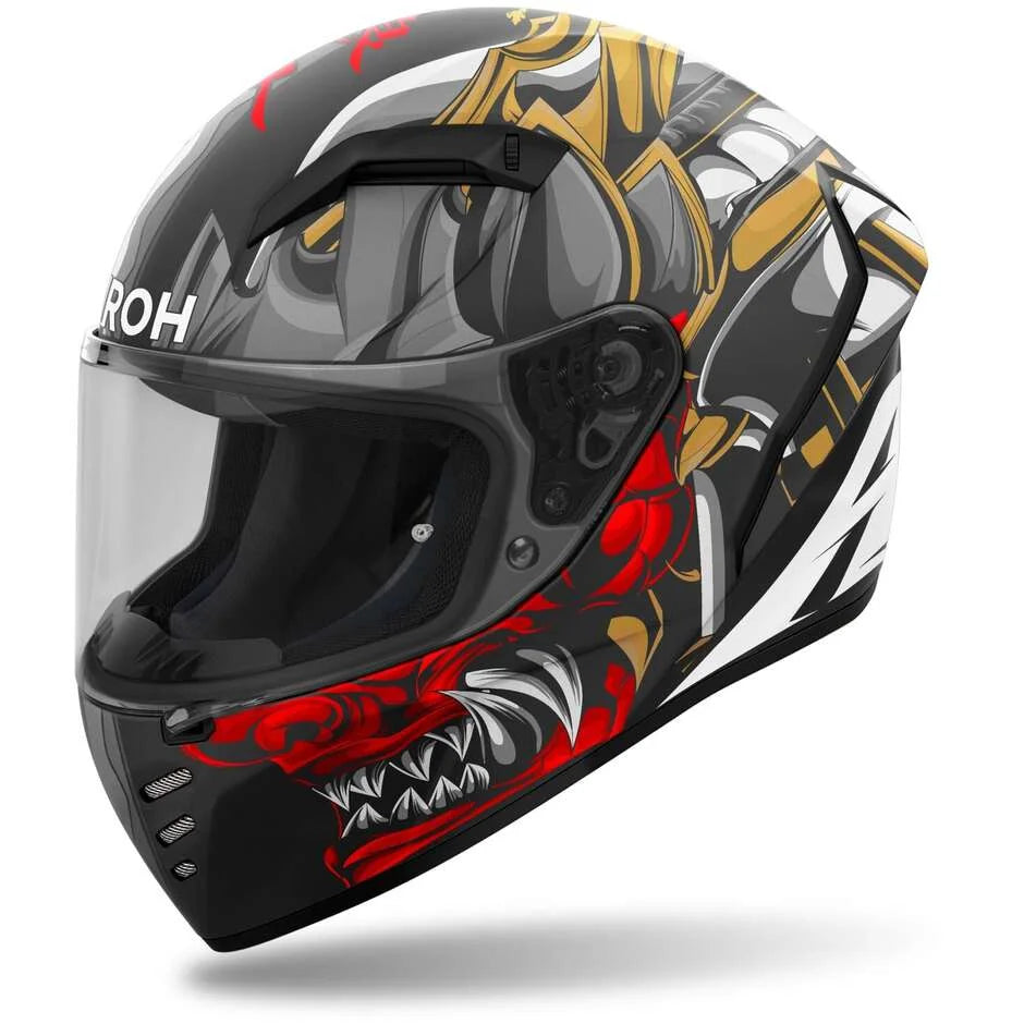 CASCO INTEGRALE AIROH CONNOR SAMURAI OPACO
