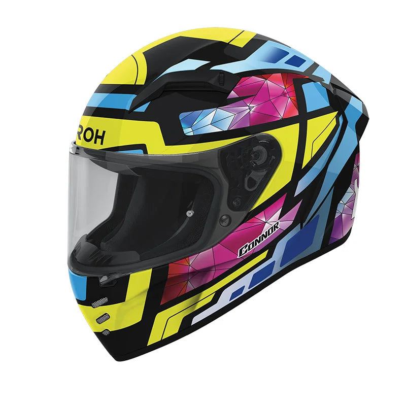 CASCO INTEGRALE AIROH CONNOR STELLAR - multicolore lucido