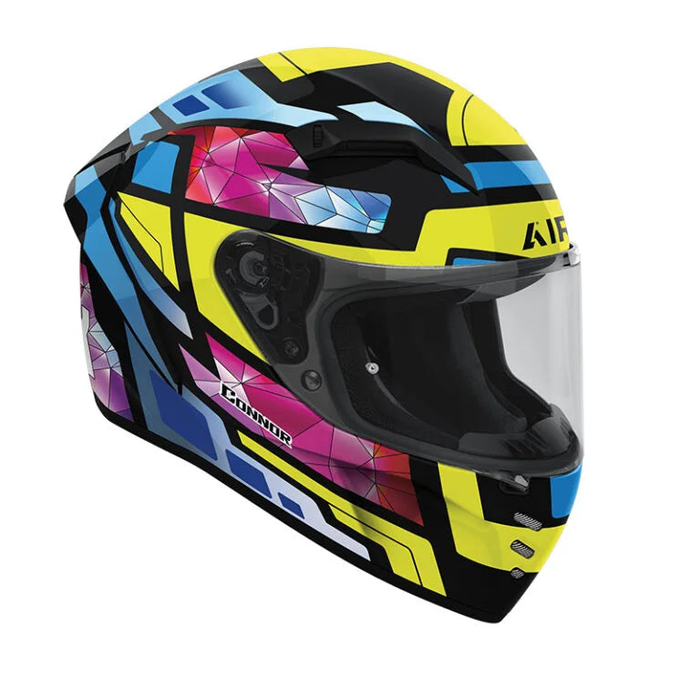 CASCO INTEGRALE AIROH CONNOR STELLAR - multicolore lucido