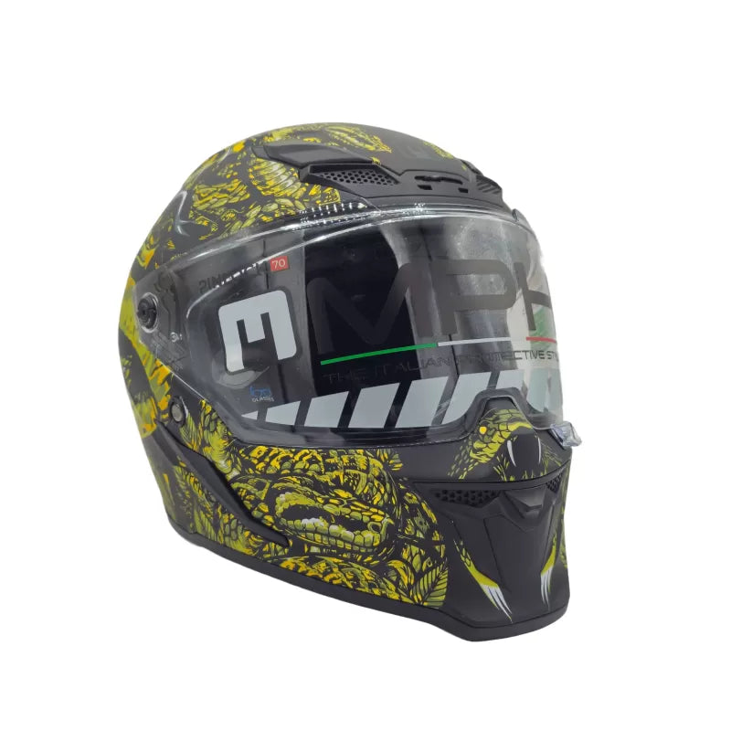 CASCO INTEGRALE MPH BLADE COBRA - nero/oro opaco