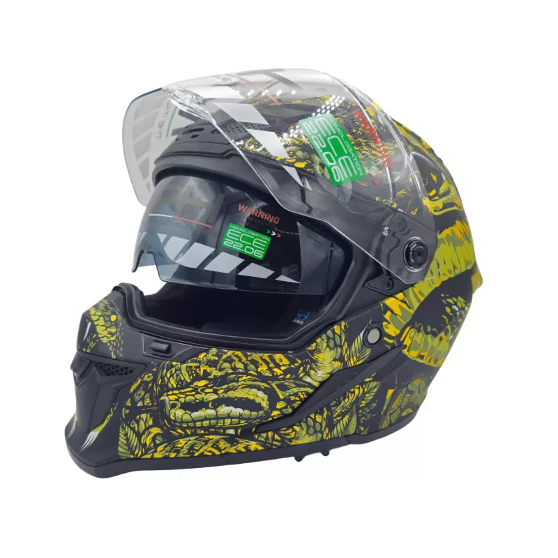 CASCO INTEGRALE MPH BLADE COBRA - nero/oro opaco