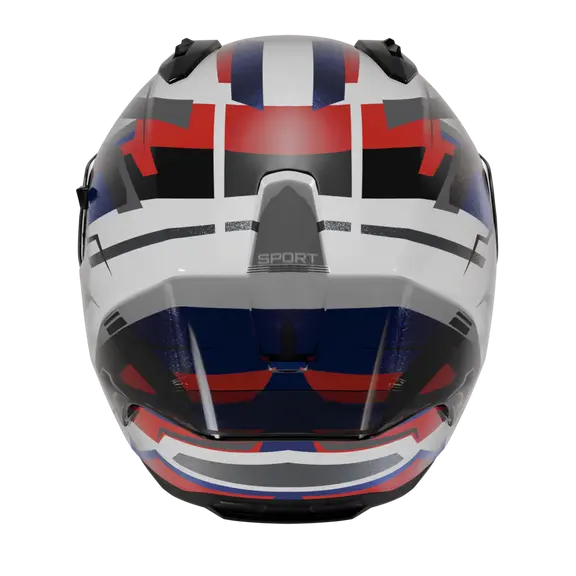CASCO INTEGRALE NOLAN N60-6 SPORT CORSA 355 - bianco/blu/rosso metallizzata