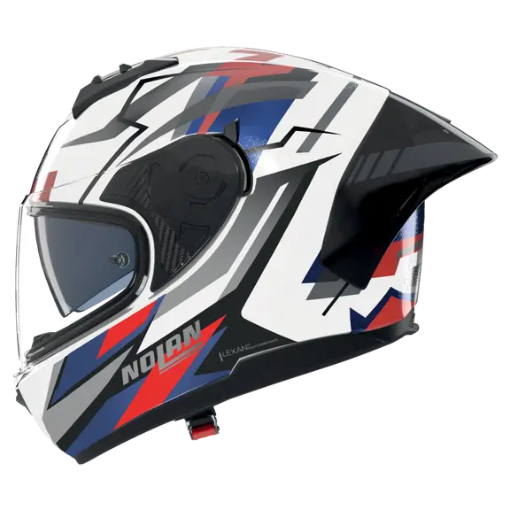 CASCO INTEGRALE NOLAN N60-6 SPORT CORSA 355 - bianco/blu/rosso metallizzata