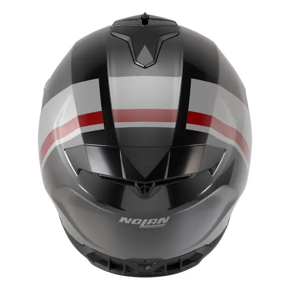 CASCO INTEGRALE NOLAN N80-8 INCLINE 353 - nero/antracite/bianco/rosso lucido