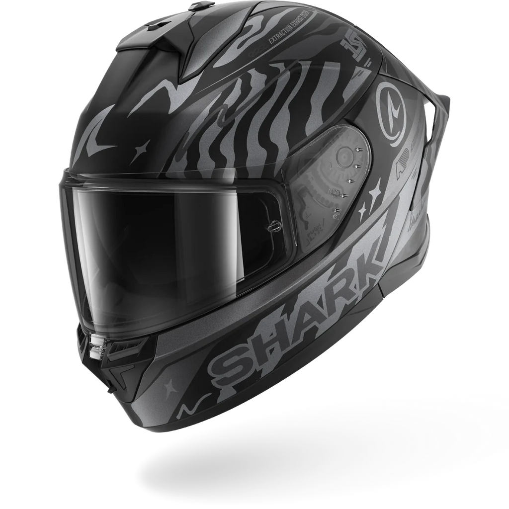 CASCO INTEGRALE SHARK SKWAL CUP SPEED-FANCY Mat - KAS nero antracite argento opaco