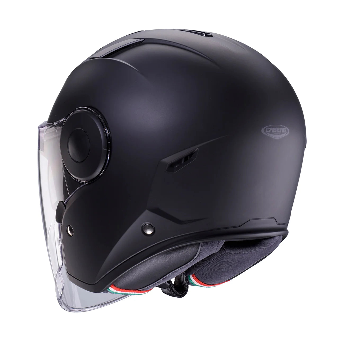 CASCO JET CABERG SOHO - nero opaco