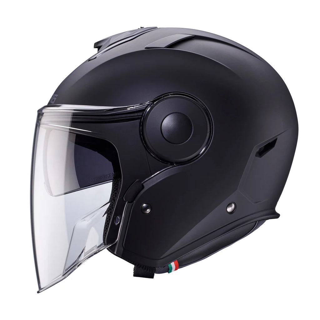 CASCO JET CABERG SOHO - nero opaco
