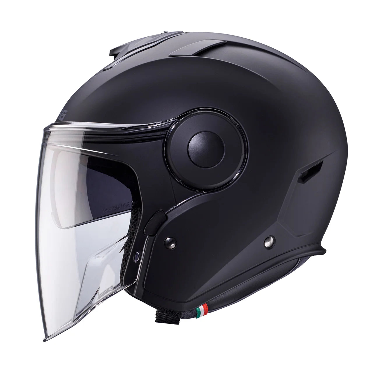 CASCO JET CABERG SOHO - nero opaco