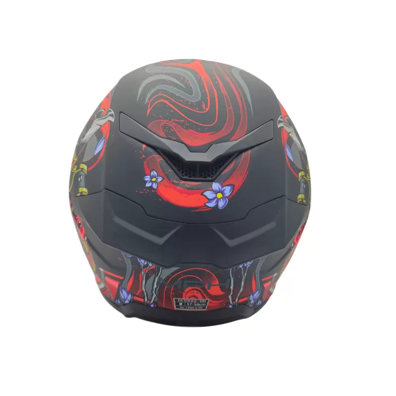 CASCO INTEGRALE MPH BLADE DEMONE - nero rosso opaco