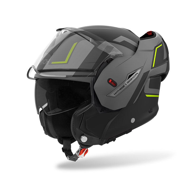 CASCO REVERSIBILE AIROH MATHISSE II GENIUS - giallo opaco grigio nero