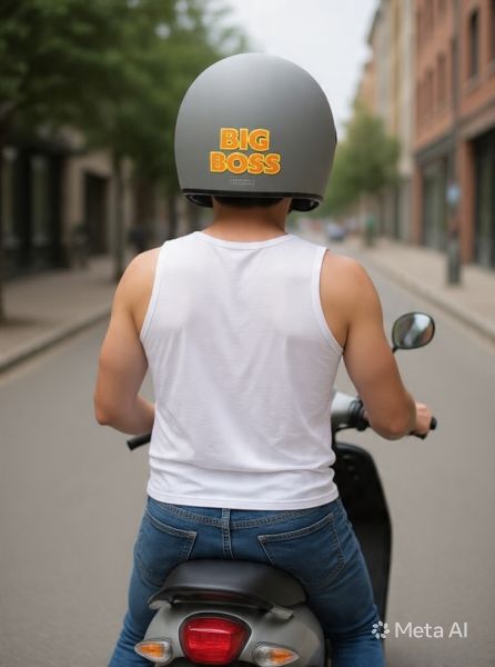 CASCO DEMI JET JFM 900 BIG BOSS - grigio opaco/arancio