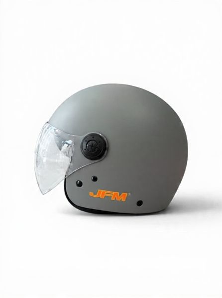 CASCO DEMI JET JFM 900 BIG BOSS - grigio opaco/arancio