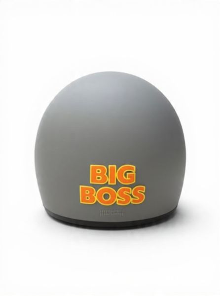CASCO DEMI JET JFM 900 BIG BOSS - grigio opaco/arancio