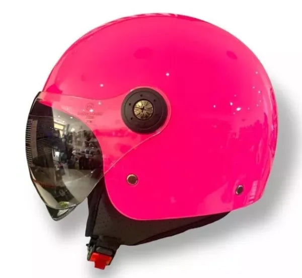 CASCO DEMI JET JFM 900 - rosa lucido