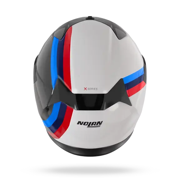 CASCO INTEGRALE NOLAN X-904 ULTRA CARBON GEMINI 351 - carbonio/bianco/blu/rosso/azzurro