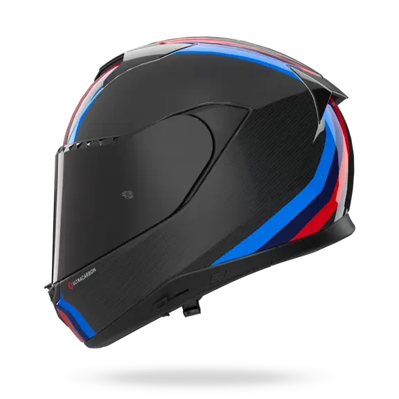 CASCO INTEGRALE NOLAN X-904 ULTRA CARBON GEMINI 351 - carbonio/bianco/blu/rosso/azzurro