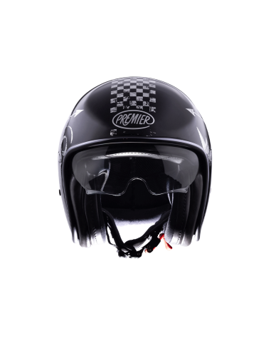 CASCO JET PREMIER VINTAGE NX - argento/cromo lucido