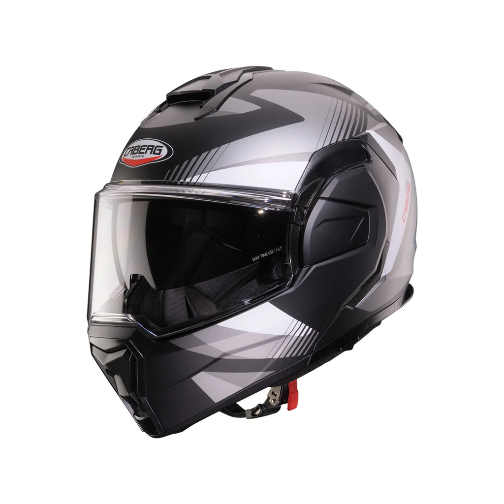 CASCO REVERSIBILE CABERG TRIP LUNAR - nero opaco/grigio/bianco