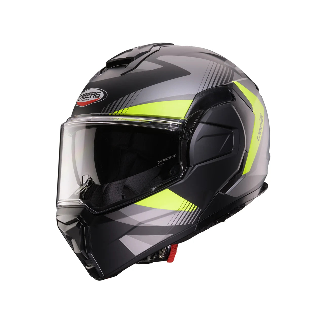 CASCO REVERSIBILE CABERG TRIP LUNAR - nero opaco/grigio/giallo fluo