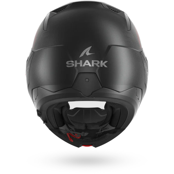 CASCO REVERSIBILE SHARK OXO SP LYNE Mat KAA - nero/antracite/rosso opaco