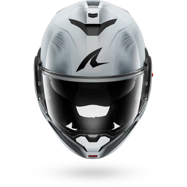 CASCO REVERSIBILE SHARK OXO SPEED-TECH SWK - argento/bianco/nero lucido