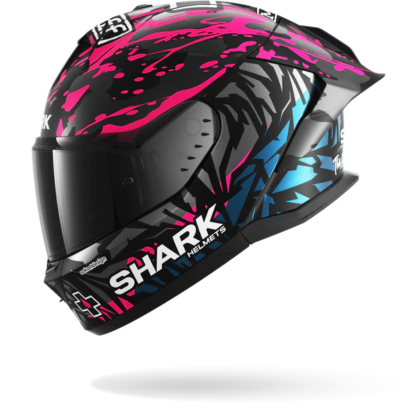CASCO INTEGRALE SHARK SKWAL CUP REPLICA REDDING Mat KVB - nero/viola/blu opaco