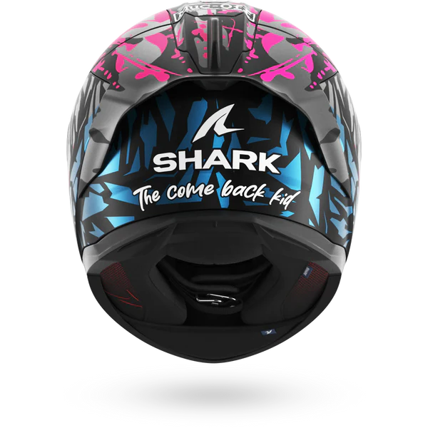 CASCO INTEGRALE SHARK SKWAL CUP REPLICA REDDING Mat KVB - nero/viola/blu opaco