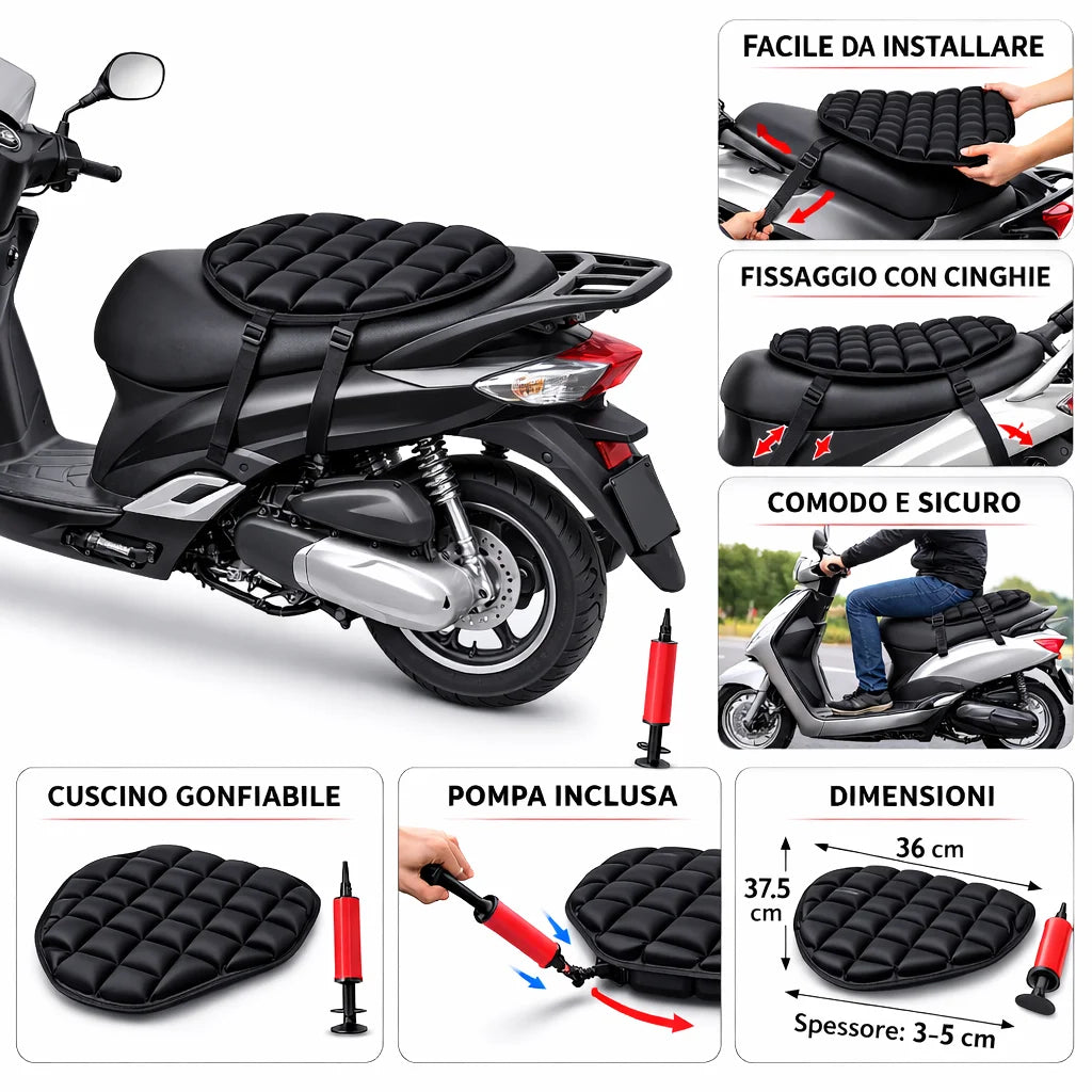 CUSCINO DA SELLA GONFIABILE MPH