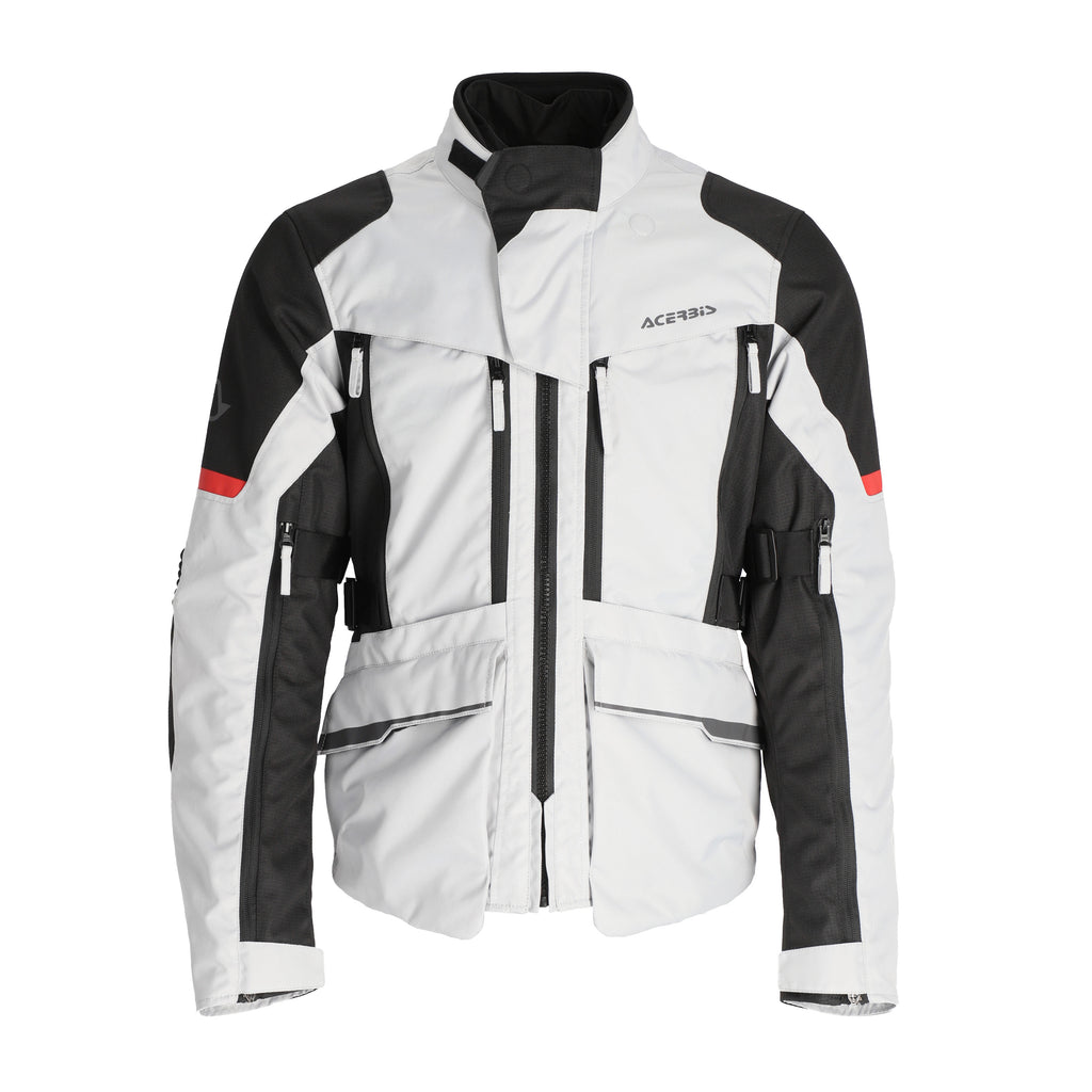 GIACCA UOMO 4 STAGIONI ACERBIS CE X-ROVER - grigio/rosso